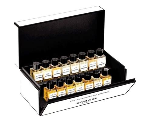 les exclusifs de chanel samples|chanel fragrance sampler set.